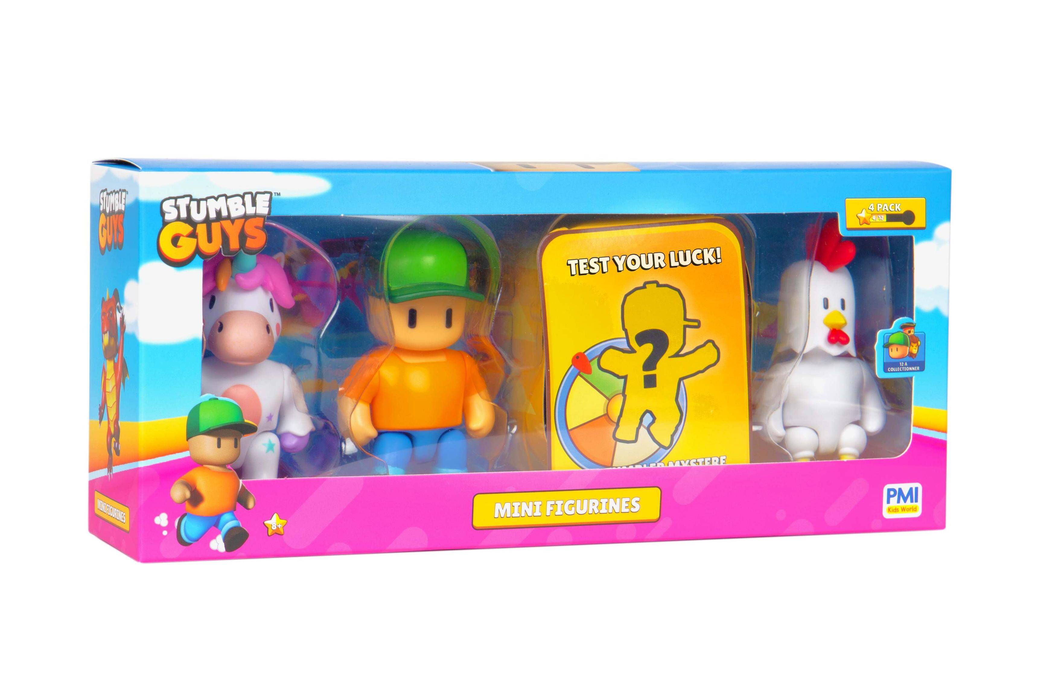 Stumble Guys Mini Action Figures 4 Pack