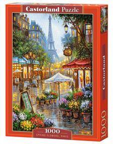 Puzzle 1000 el C-103669-2 Wiosenne kwiaty Paryż