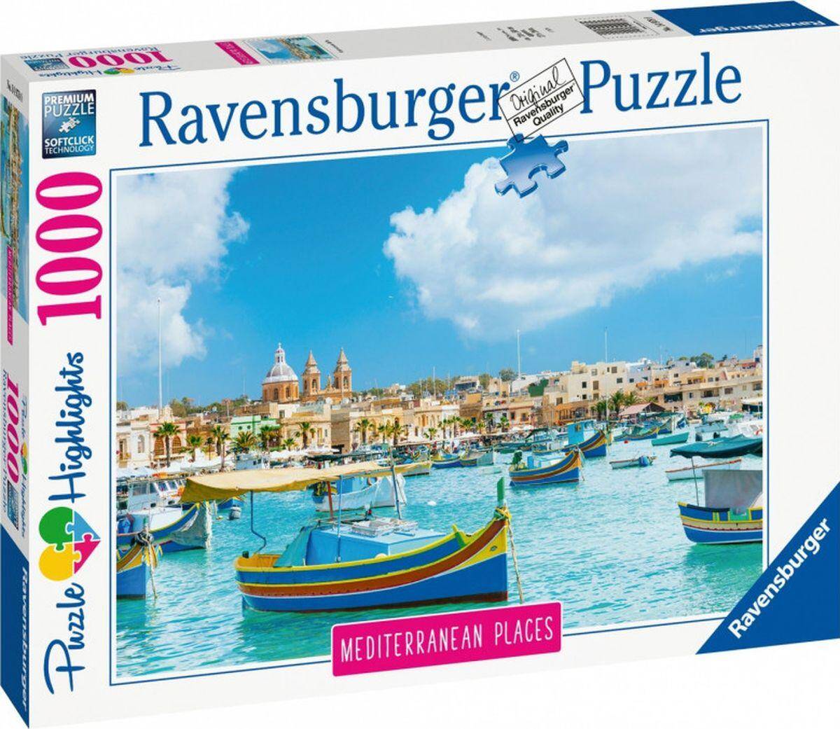 Puzzle 2D 1000 Śródziemnomorska Malta 14978