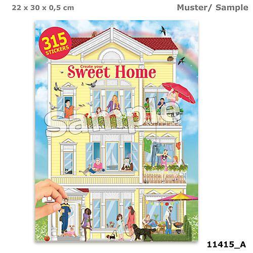 Zestaw z naklejkami Sweet Home 11415A