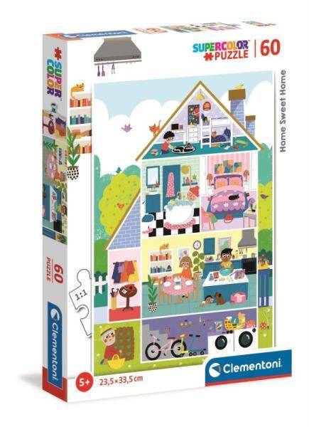 Clementoni Puzzle 60el Home Sweet Home 26062