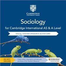 Cambridge International AS & A Level Sociology Digital Teacher's Resource Access Card