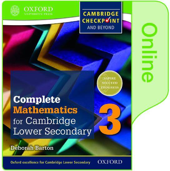 Complete Mathematics for Cambridge Secondary 3: Online Book
