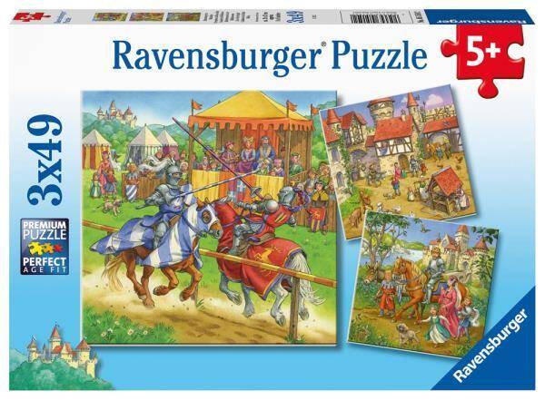 Puzzle 3x49el Rycerze 051502  RAVENSBURGER p8