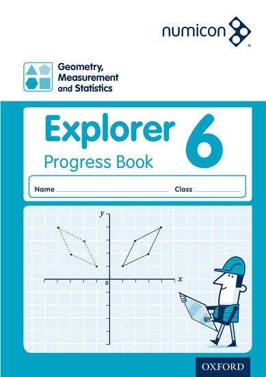 Numicon - Geometry, Measurement and Statistics 6 Explorer Progress Book Pack of 30