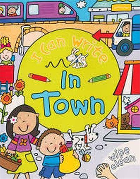 I can write: In Town