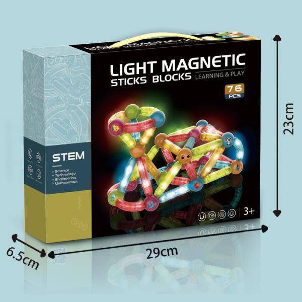 Klocki magnetyczne świecące 373359