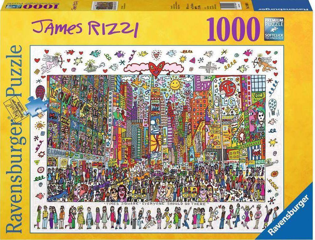 Puzzle 2D 1000 James Rizzi Time Square 19069