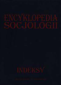 Encyklopedia socjologii indeksy