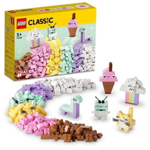 LEGO® Classic Kreatywna zabawa pastelowymi kolorami 11028 (333 el.) 5+