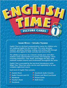 English Time 1 Picture and Word Card Book