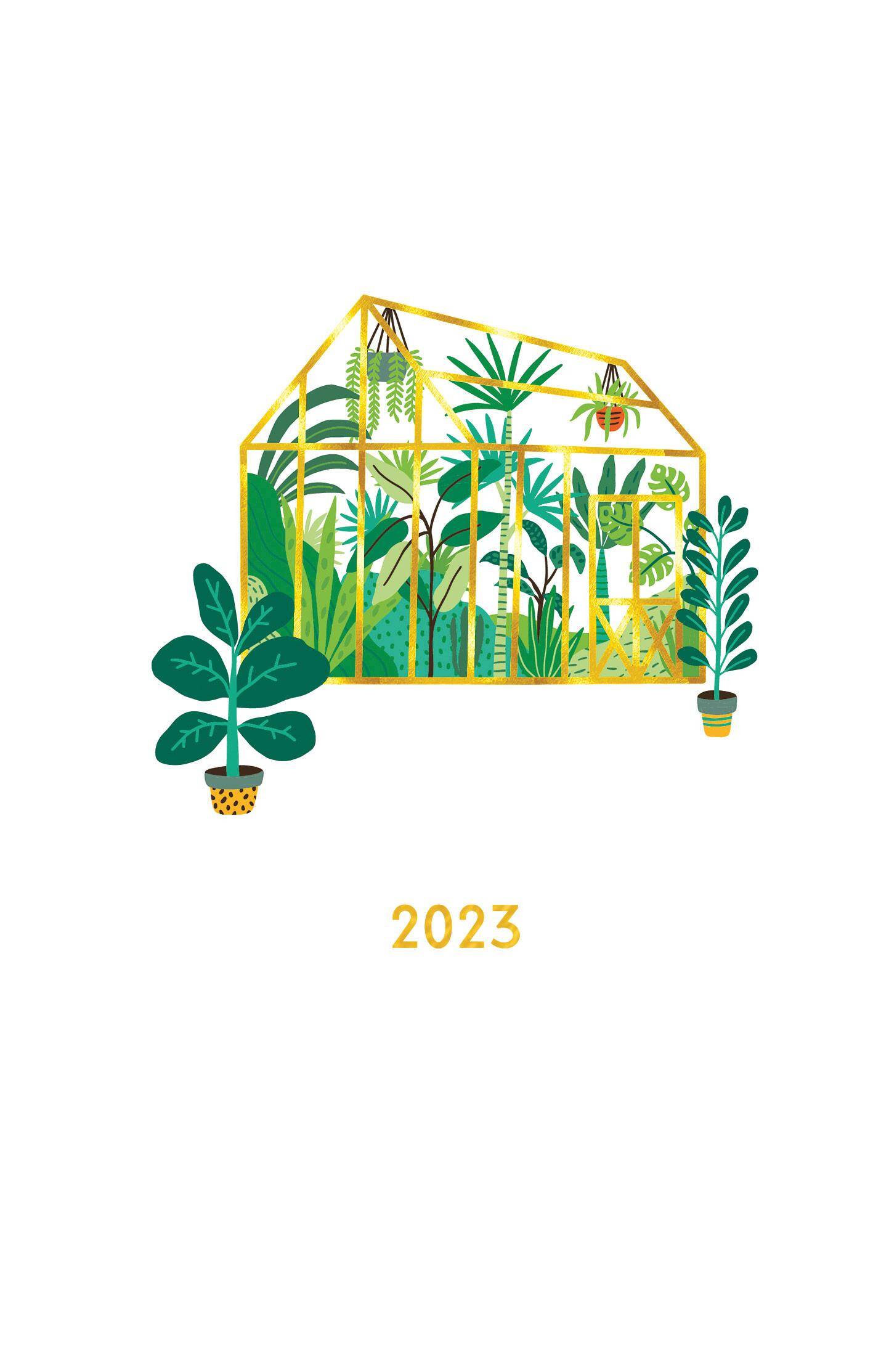 Kalendarz 2023 książkowy Mini ogrody