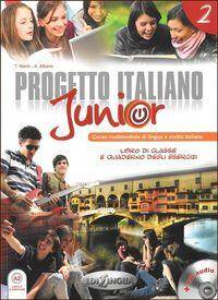 Progetto Italiano junior 2 podręcznik z ćwiczeniami i płytą CD (Zdjęcie 1)