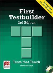 First Testbuilder 3rd Edition Książka ucznia bez klucza + CD Pack