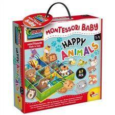 Montessori baby Szczęśliwe zwierzęta gra LISCIANI pudełko