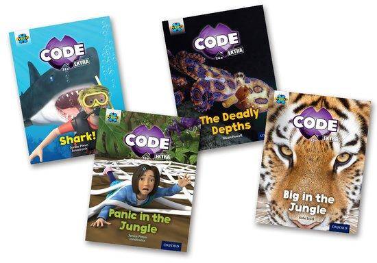 Project X - Code Extra Level 5 Jungle Trail + Shark Dive Mixed Pack of 4