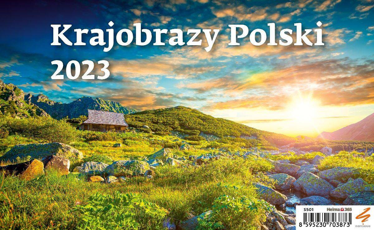 Kalendarz 2023 biurkowy Krajobrazy Polski