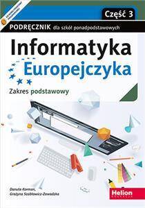 Informatyka Europejczyka częśc 3 Podręcznik Szkoła ponadpodstawowa (PP)