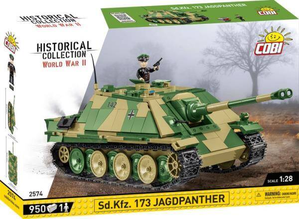COBI 2574 Historical Collection WWII Jagdpanther Sd.Kfz.173 970 klocków