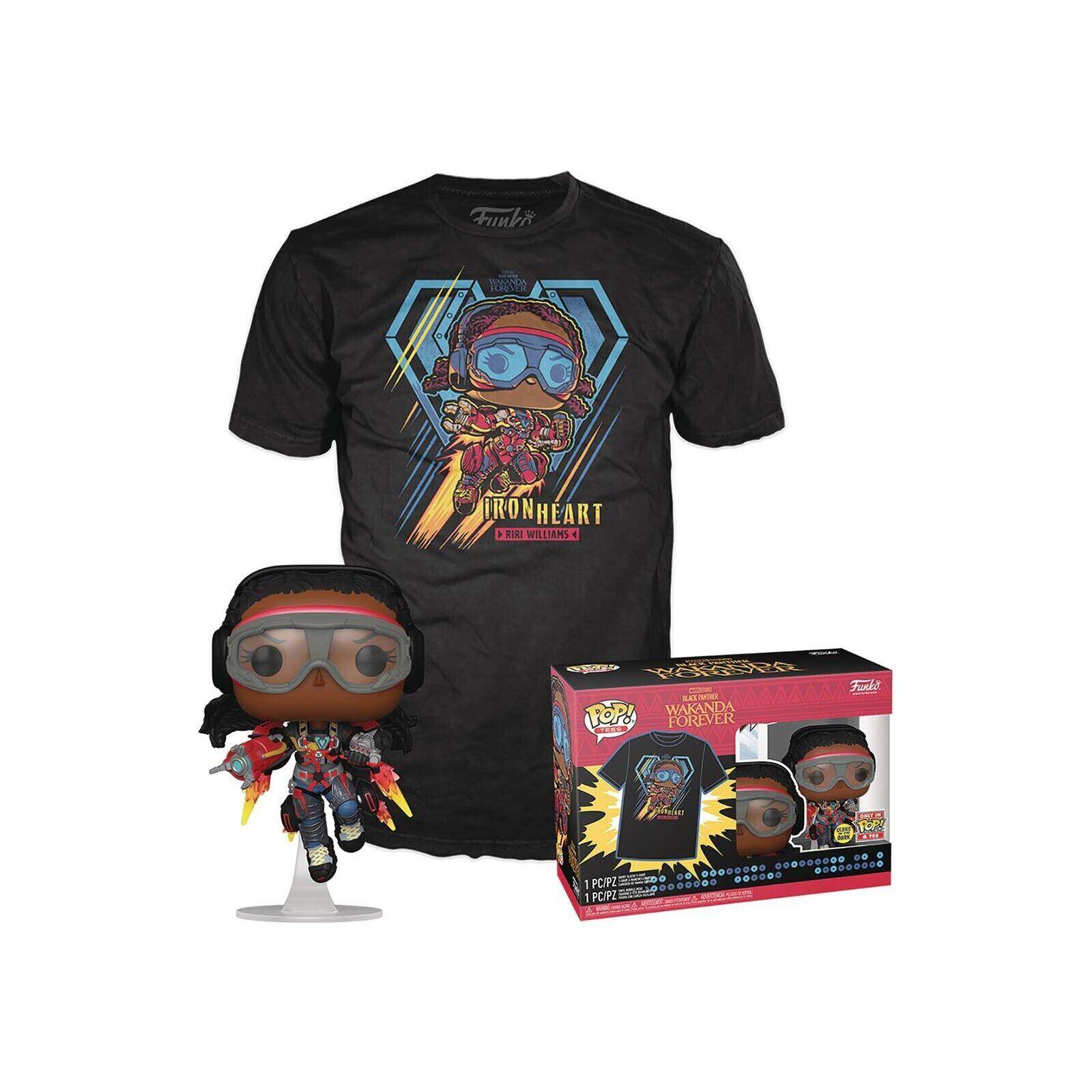 POP & TEE: T-shirt i figurka Black Panther - Ironheart XL