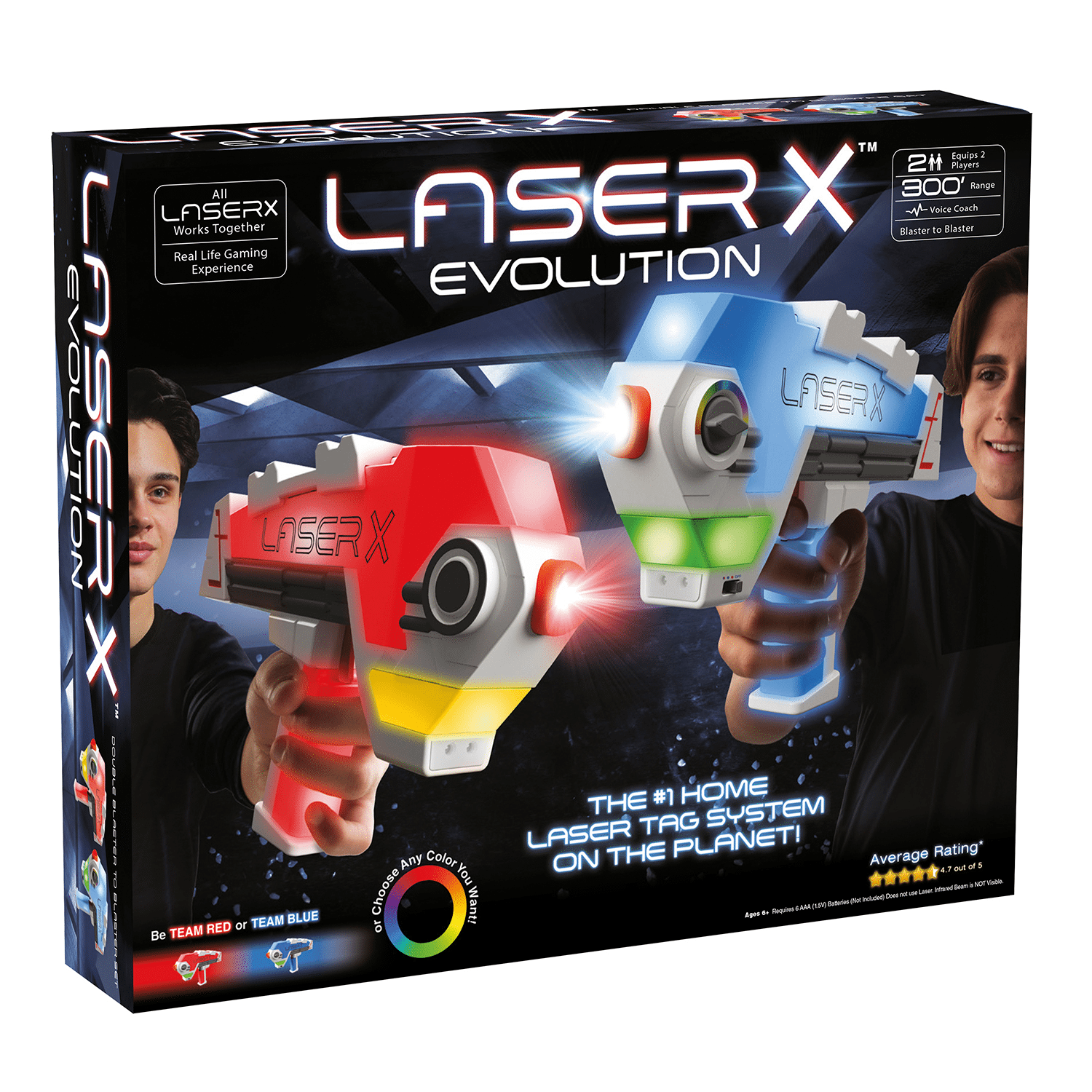 Zestaw podwójny Laser x evolution blaster LAS88908
