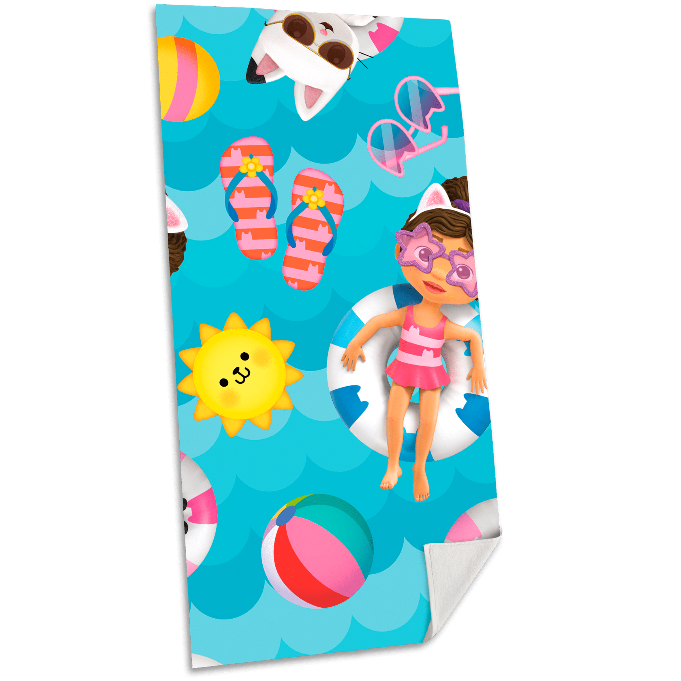 Ręcznik plażowy Gabby's Dollhouse 70x140 cm GD00003