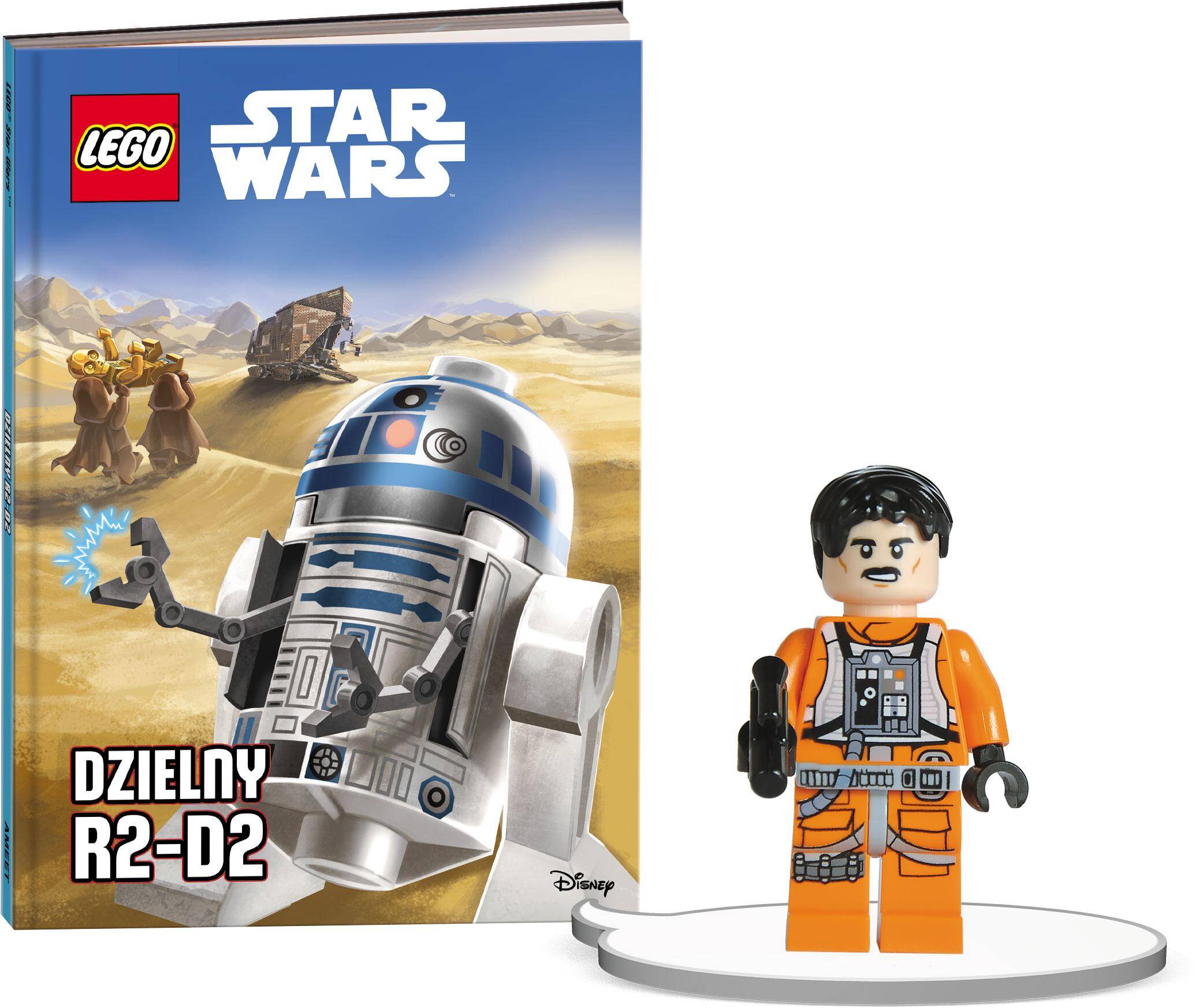 Książka do czytania Lego Star Wars z minifigurką Biggs Darklighter K ZKLNRD305/1