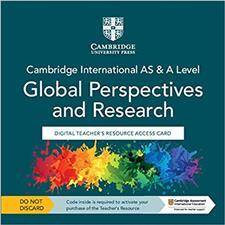 Cambridge International AS & A Level Global Perspectives and Research Digital Teacher's Resource Access Card