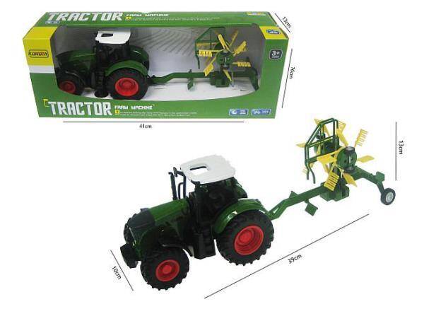 Traktor z przyczepą 38cm 9957