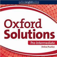 Oxford Solutions Pre-Intermediate Online Practice 2015