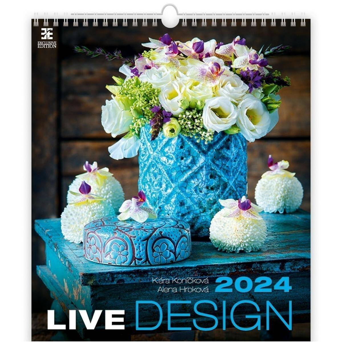 Kalendarz 2024 Live Design ekskluzywny ścienny
