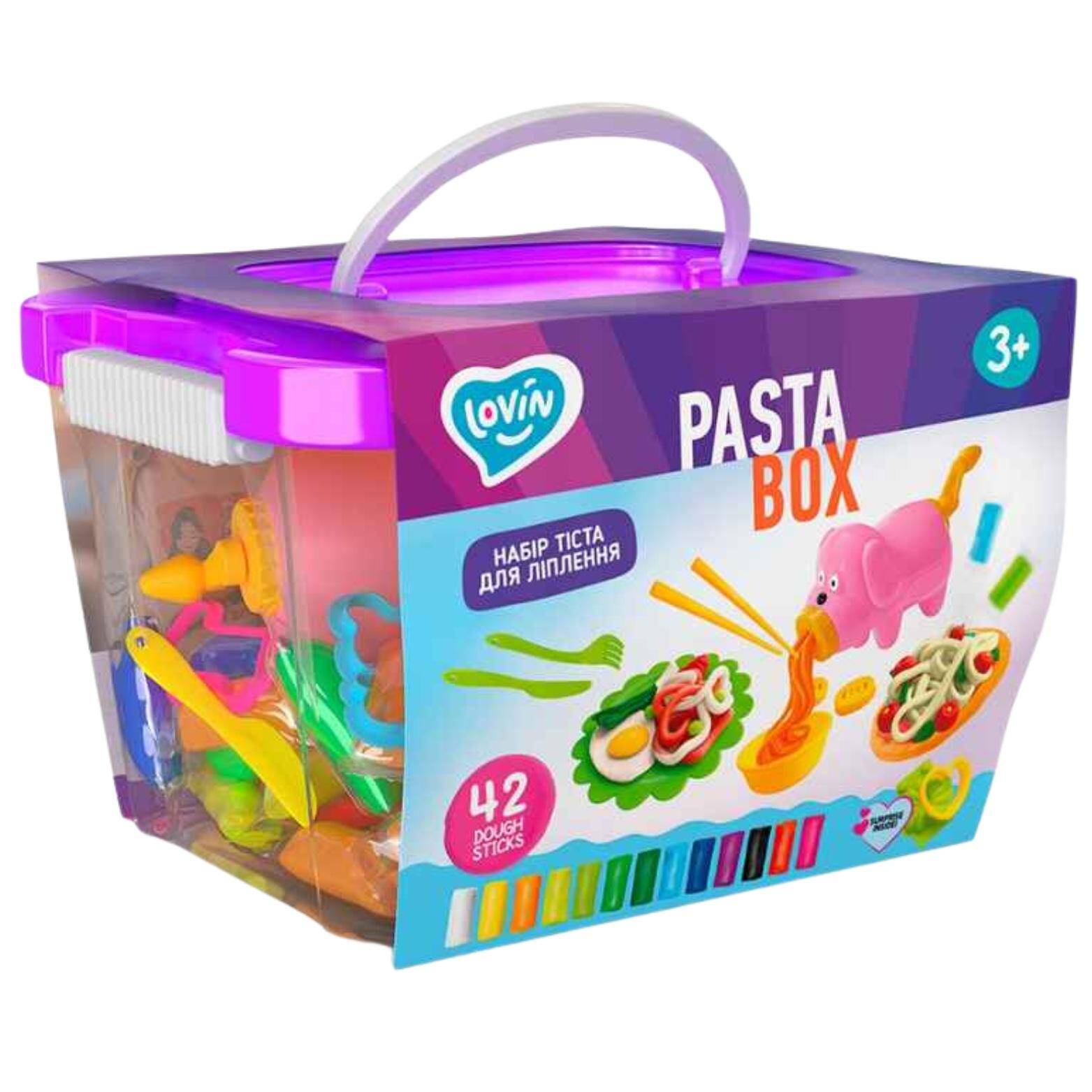 Ciastolina lekka TM Lovin Pasta Box +akcesoria