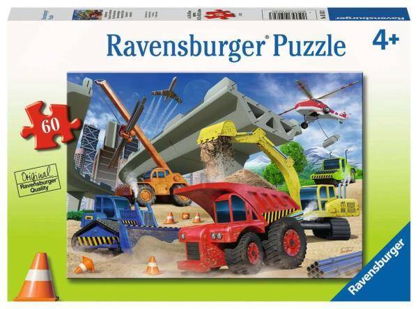 Puzzle 60el Maszyny budowlane 051823 Ravensburger