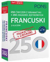 250 ćwiczeń z gramatyki Francuski + 250 zagadek