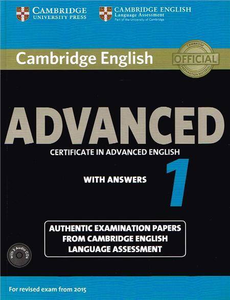 Cambridge English Advanced 1 for revised exam from 2015