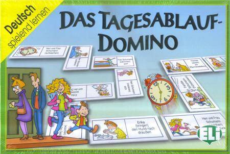 Das Tagesablauf-Domino  Deutsch Gra językowa (niemiecki)