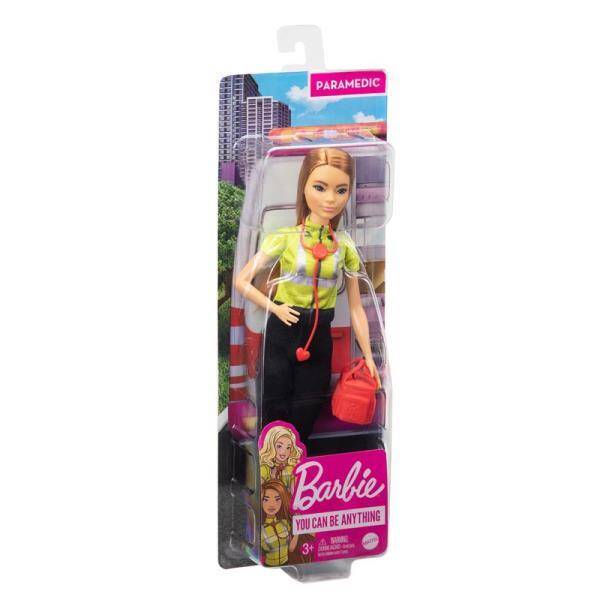 Lalka Barbie Kariera Ratowniczka medyczna GYT28 DVF50 MATTEL