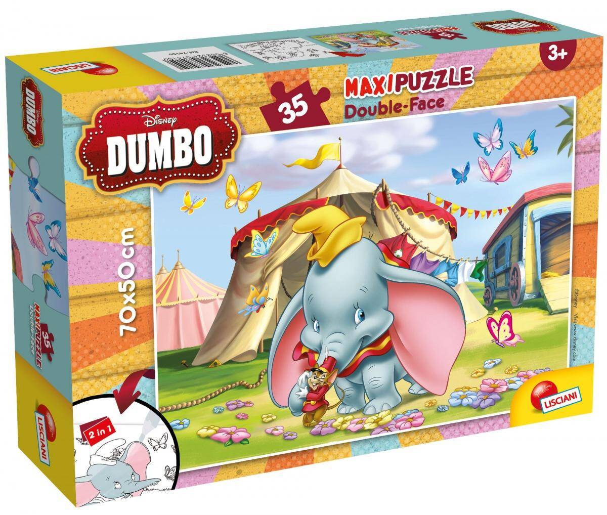 Puzzle 35 maxi double-face Dumbo 304-74150