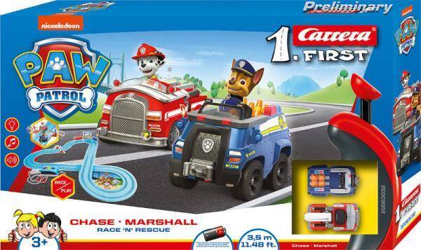 Tor First Psi Patrol Chase i Marshall Race n Rescue 63032 Carrera