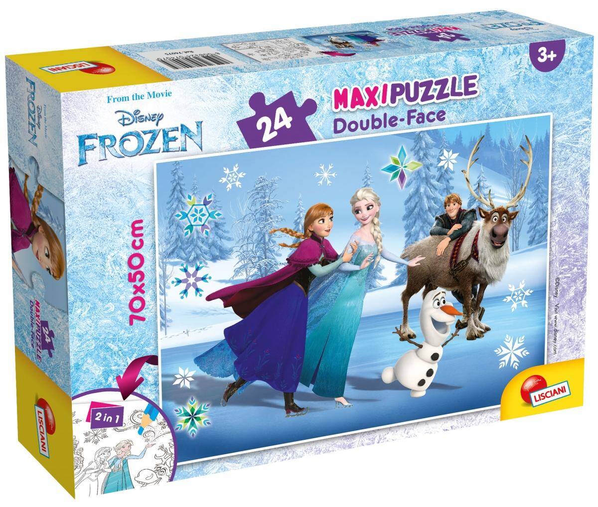 Puzzle 24 maxi double-face Frozen 304-74075