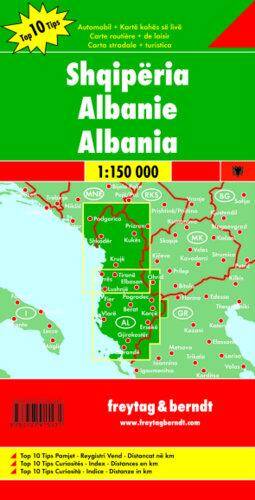 Albania mapa 1:150 000