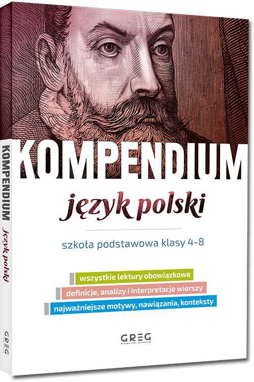 Kompendium - język polski - szkoła podstawowa, klasy 4-8