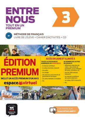 Entre nous 3 Podręcznik z ćwiczeniami + CD PREMIUM