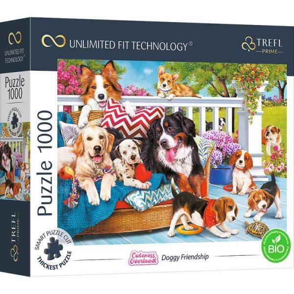 Puzzle 1000el UFT Doggy Friendship. Psia przyjaźń 10698 Trefl