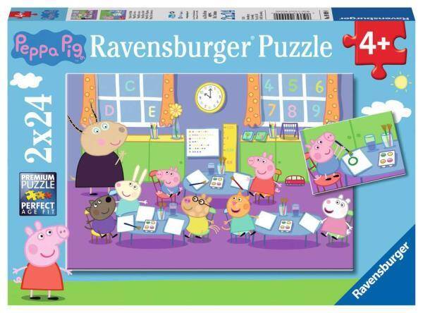 Puzzle 2x24el Świnka Peppa 090990 RAVENSBURGER p8