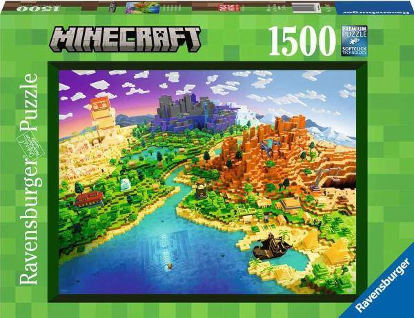 Puzzle World of Minecraft 1500 el. 171897 RAVENSBURGER