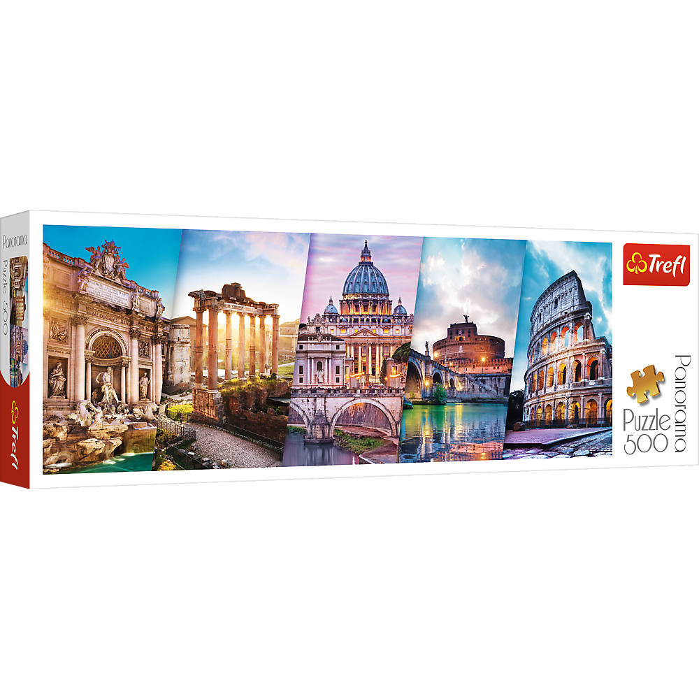 Puzzle 500 Panorama Podróż do Włoch