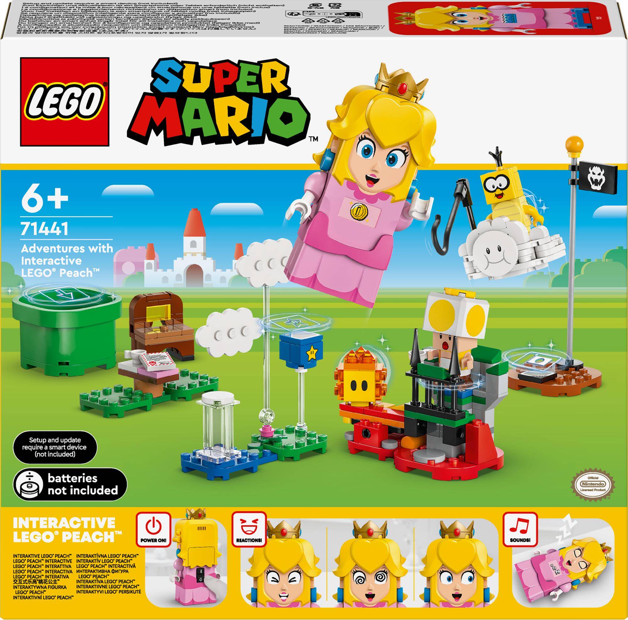 LEGO® SUPER MARIO Przygody z figurką Peach 71441 (208 elementów)