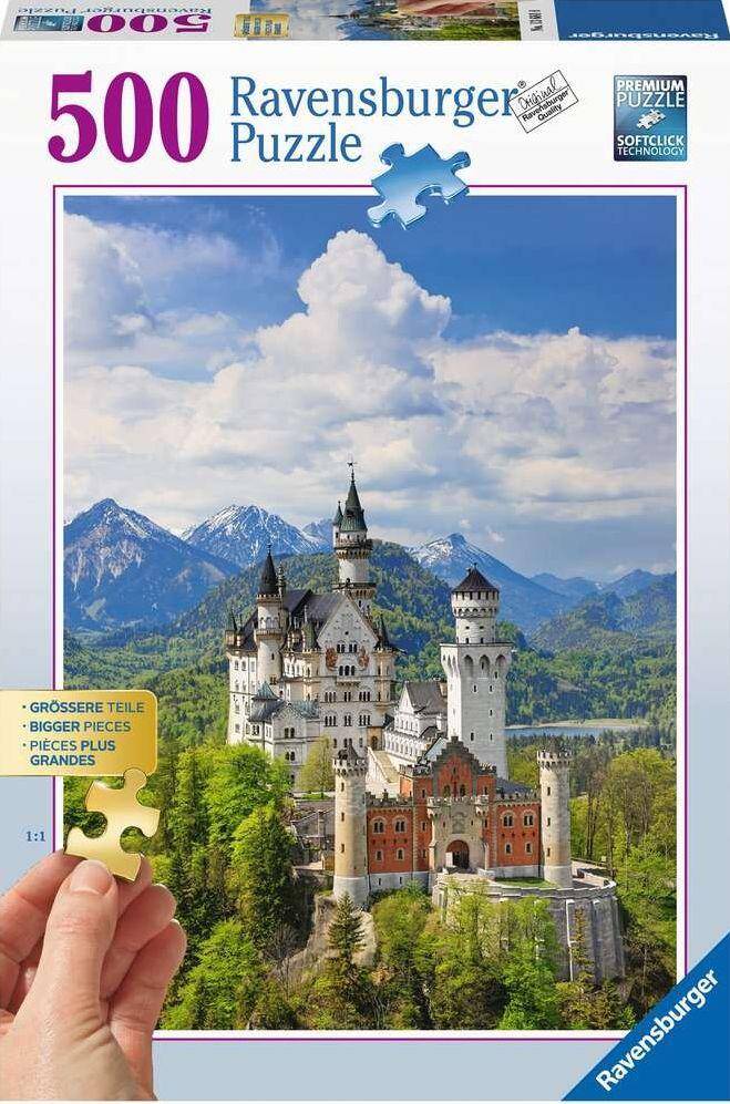 Puzzle 2D 500 dla seniorów Zamek Neuschwanstein 13681
