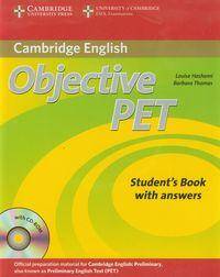Objective PET Second Edition Student's Book with answers with CD-ROM